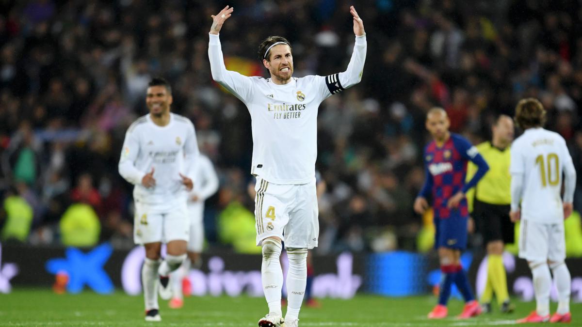 ريال مدريد لا يخسر في الكلاسيكو بدون راموس