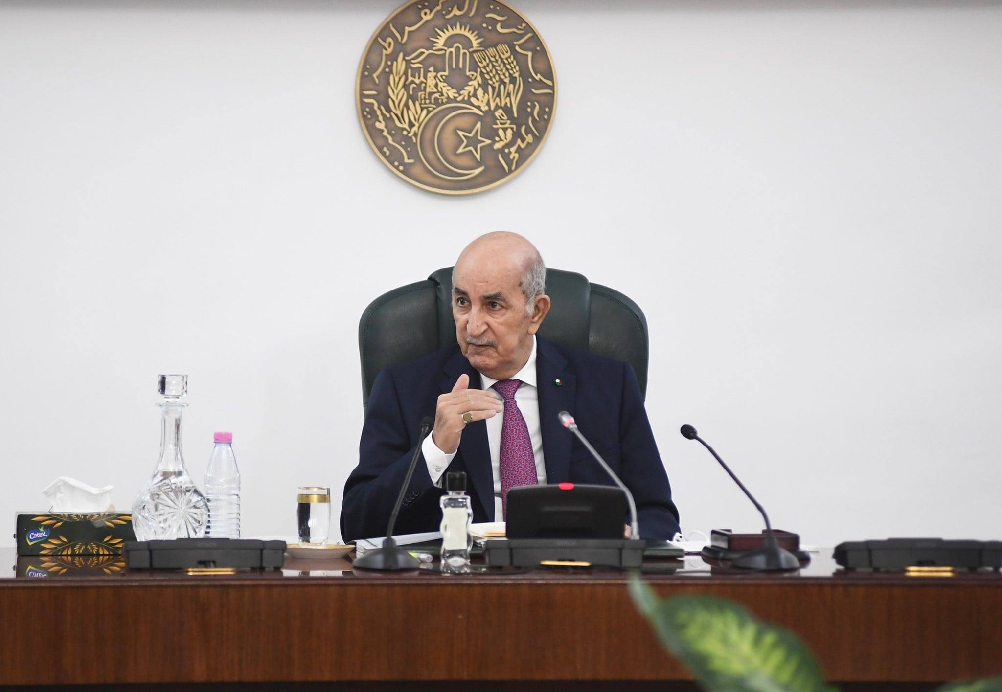 رئيس الجمهورية يترأس اجتماعا لمجلس الوزراء غدا الأحد