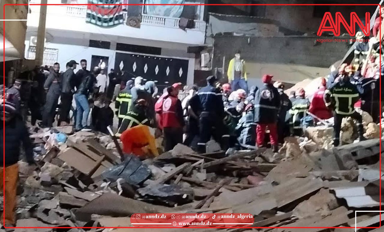 وهران: 4 قتلى وعشرات الجرحى في حادث انهيار سكنات قصديرية