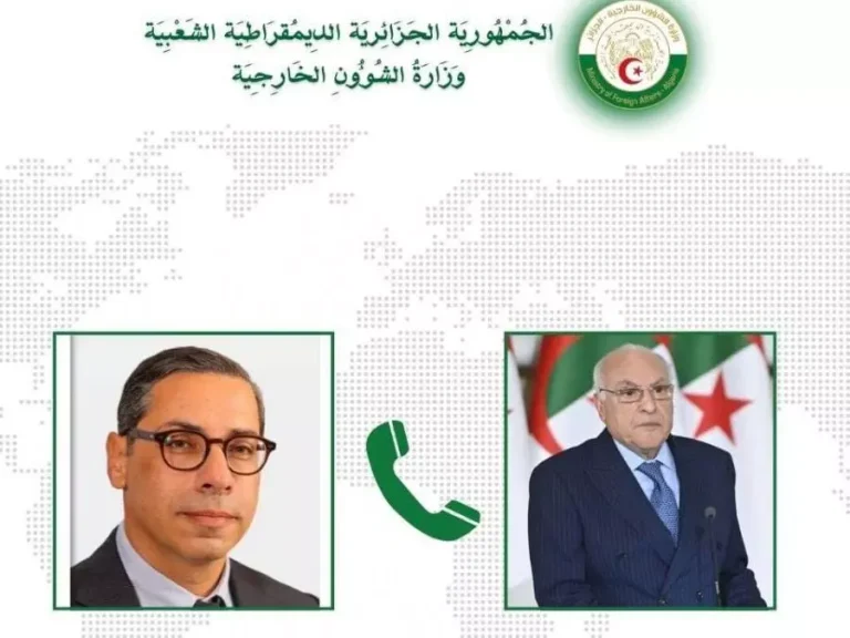 Attaf Receives Phone Call from his Cypriot counterpart