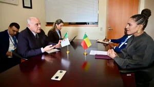 Attaf holds talks with Zimbabwean, Somali and Beninese Counterparts at UN